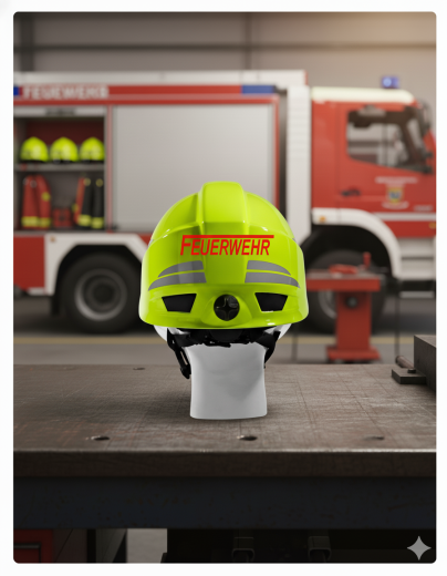 FEUERWEHR Helm-Schriftzug